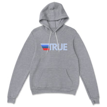 Load image into Gallery viewer, TTH Bella Canvas Hoodie Athletic Heather with multi color True logo